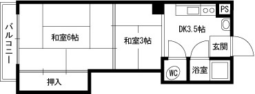 大阪 マンション・ビル管理、不動産のことなら御堂ハウジング リフォーム前の間取