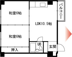 大阪 マンション・ビル管理、不動産のことなら御堂ハウジング リフォーム前の間取
